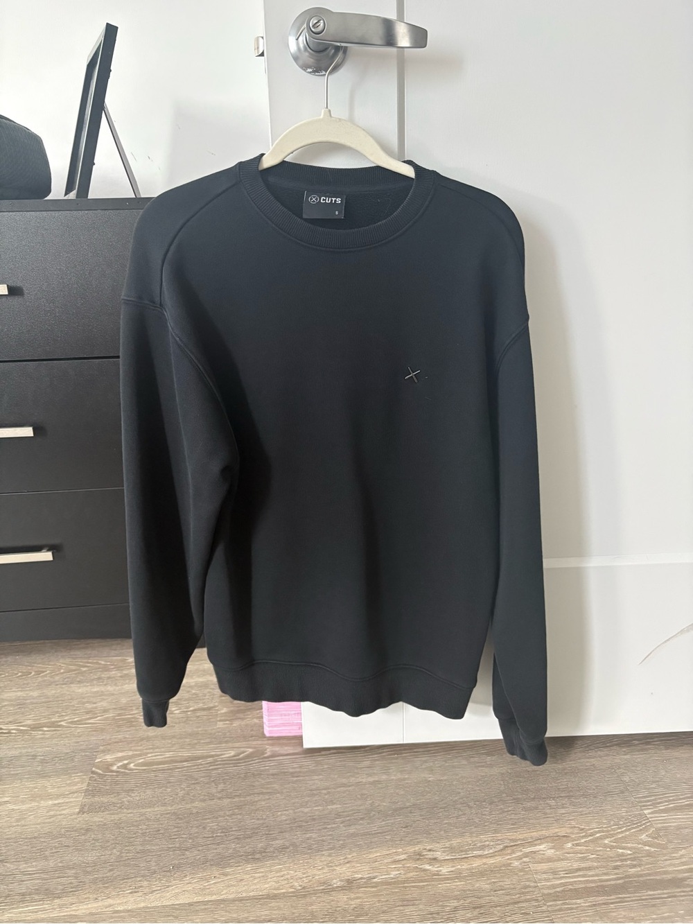 Cuts Clothing Black Crewneck Sweatshirt